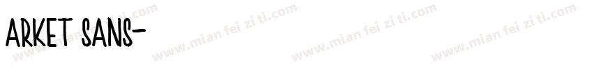 arket sans字体转换